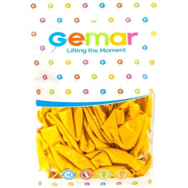 Gemar 12'' 30 cm 100 lü Sarı Balon