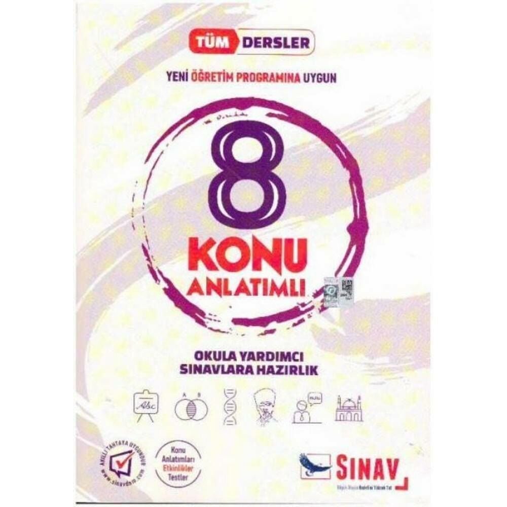Sınav 8.Sınıf LGS Tüm Dersler Konu Anlatımlı