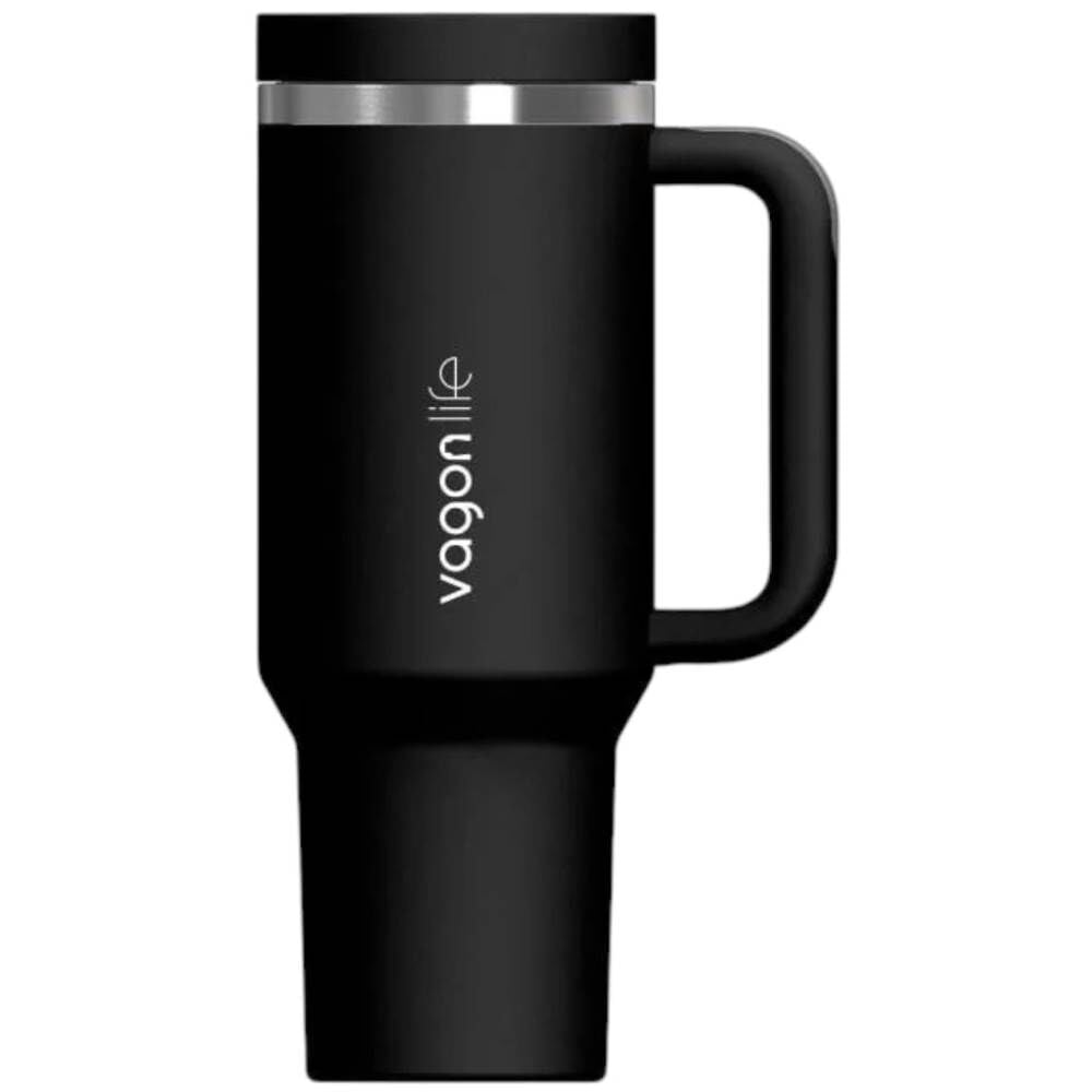 Vagonlife 1103 Siyah 1200 ml Çelik Termos Matara