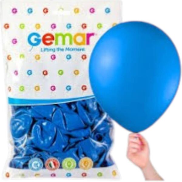 Gemar 12'' 30 cm 100 lü Mavi Balon