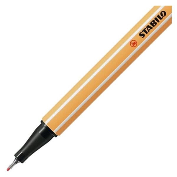 Stabilo Point Fineliner Kalem 04 mm Pas Kırmızısı 88/47