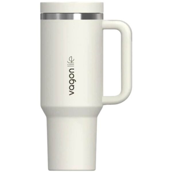 Vagonlife 1103 Beyaz 1200 ml Çelik Termos Matara