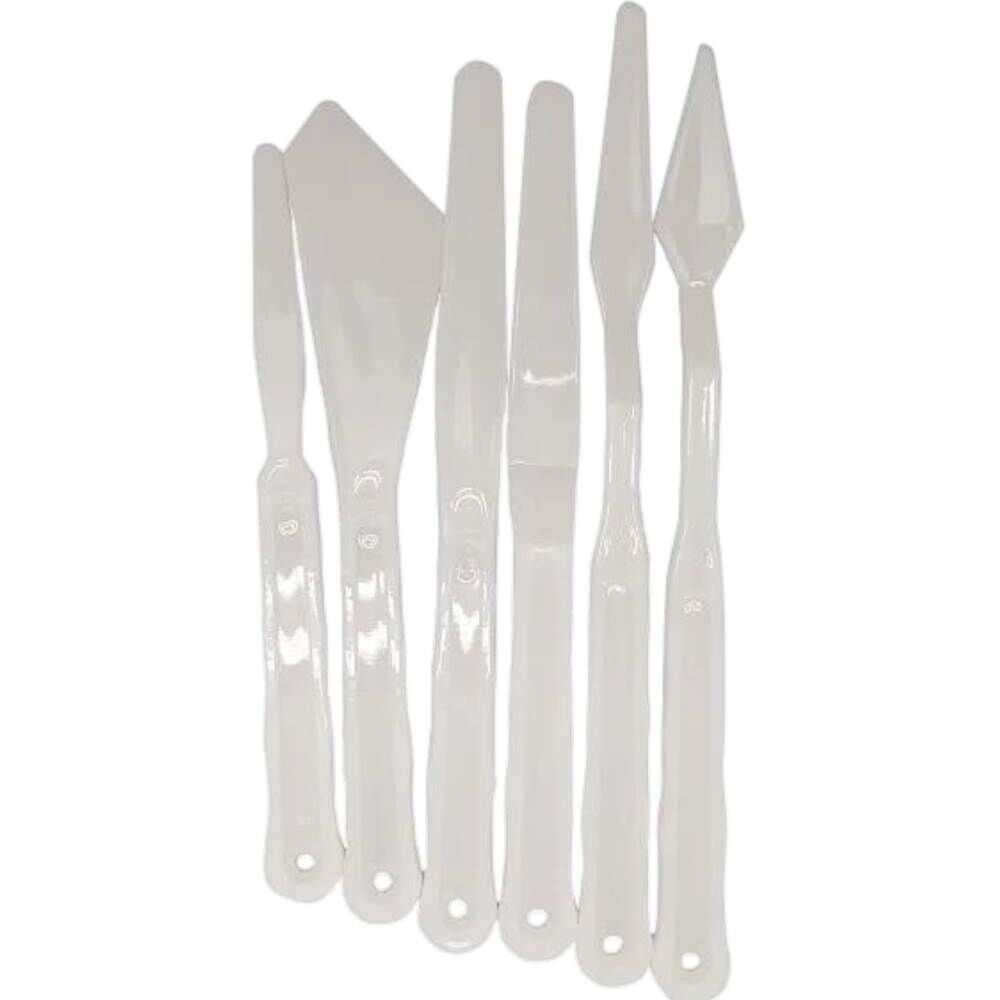 Ceoart Plastik Spatula Seti 6'lı SN0014