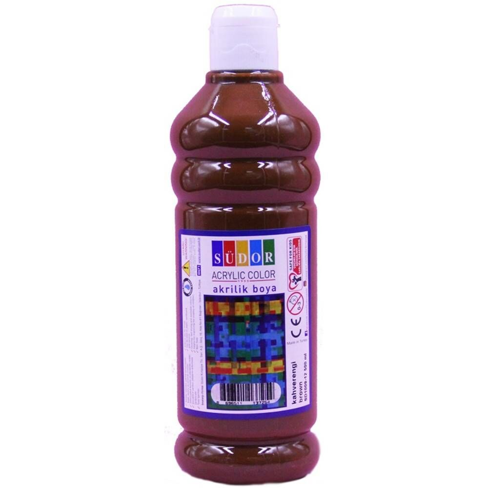 Südor Akrilik Boya 500 Ml Kahverengi Sd1009-12