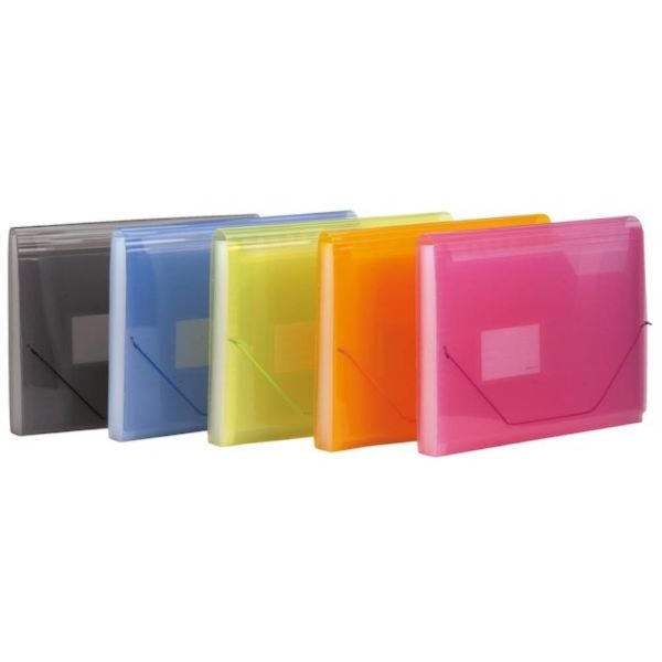 Kraf Körüklü Dosya 13 Cep Lastikli F4302 Pembe