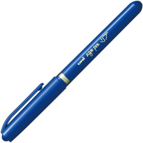 Uniball MYT-7 Mitsubishi Sing Pen 1.0 mm Akrilik Uçlu İmza Kalemi Mavi