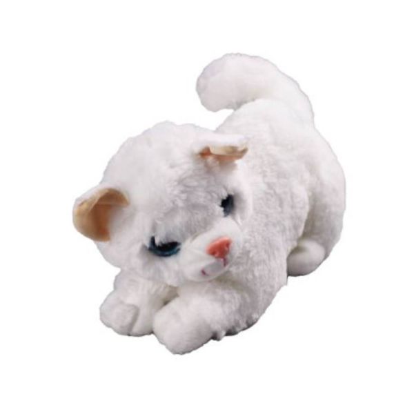 Peluş 30 cm Yatan Miyavlayan Peluş Kedi 2309035