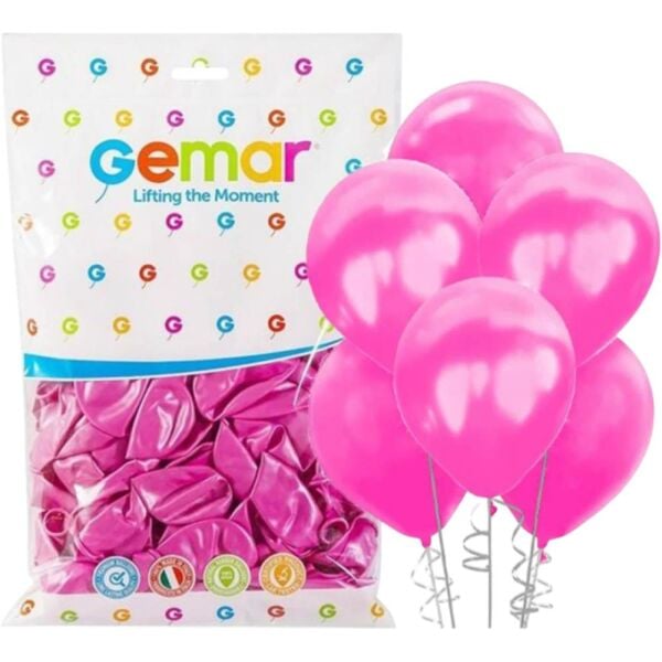 Gemar 13'' 33 cm 100 lü Pembe Balon