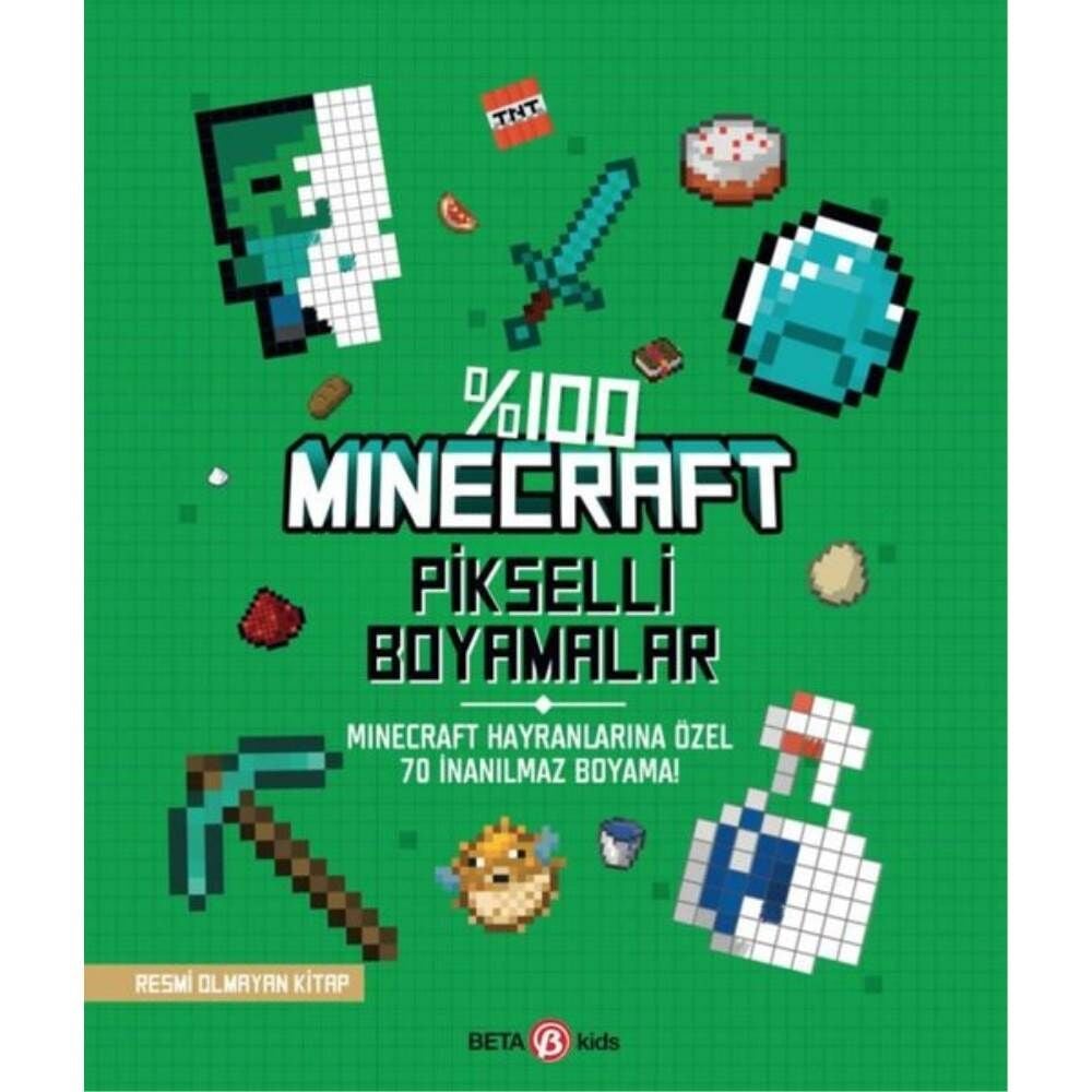 %100 Minecraft Pikselle Boyamalar