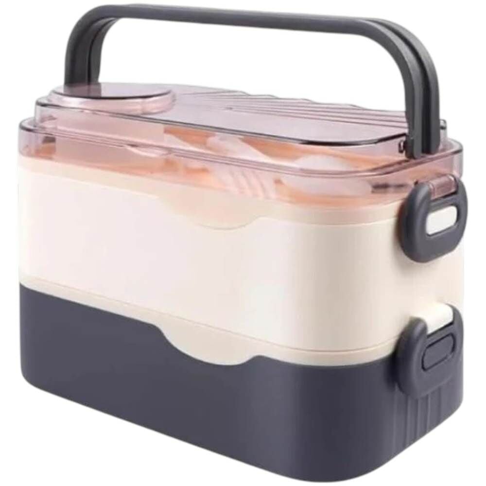 Vagonlife Paslanmaz Çelik 1350 ml Beslenme Kutusu BL10110-2S Siyah
