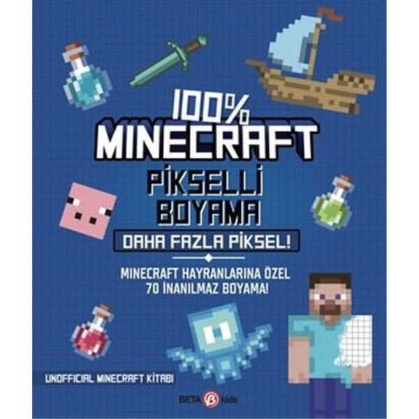 %100 Minecraft Pikselle Boyamalar Daha Fazla Piksel