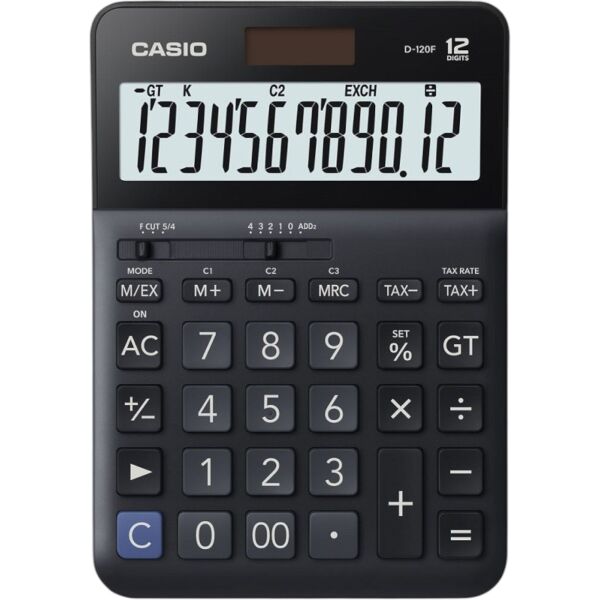 Casio D-120F 12 Hane Masa Üstü Hesap Makinesi