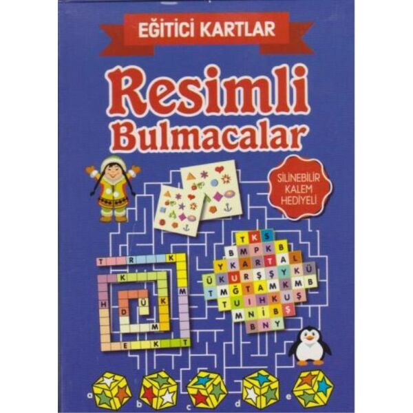 Eğitici Kartlar Resimli Bulmacalar