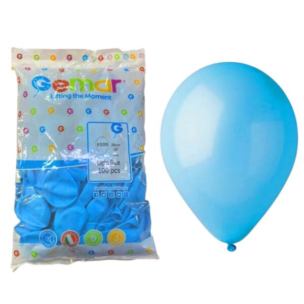 Gemar 13'' 33 cm 100 lü Mavi Balon