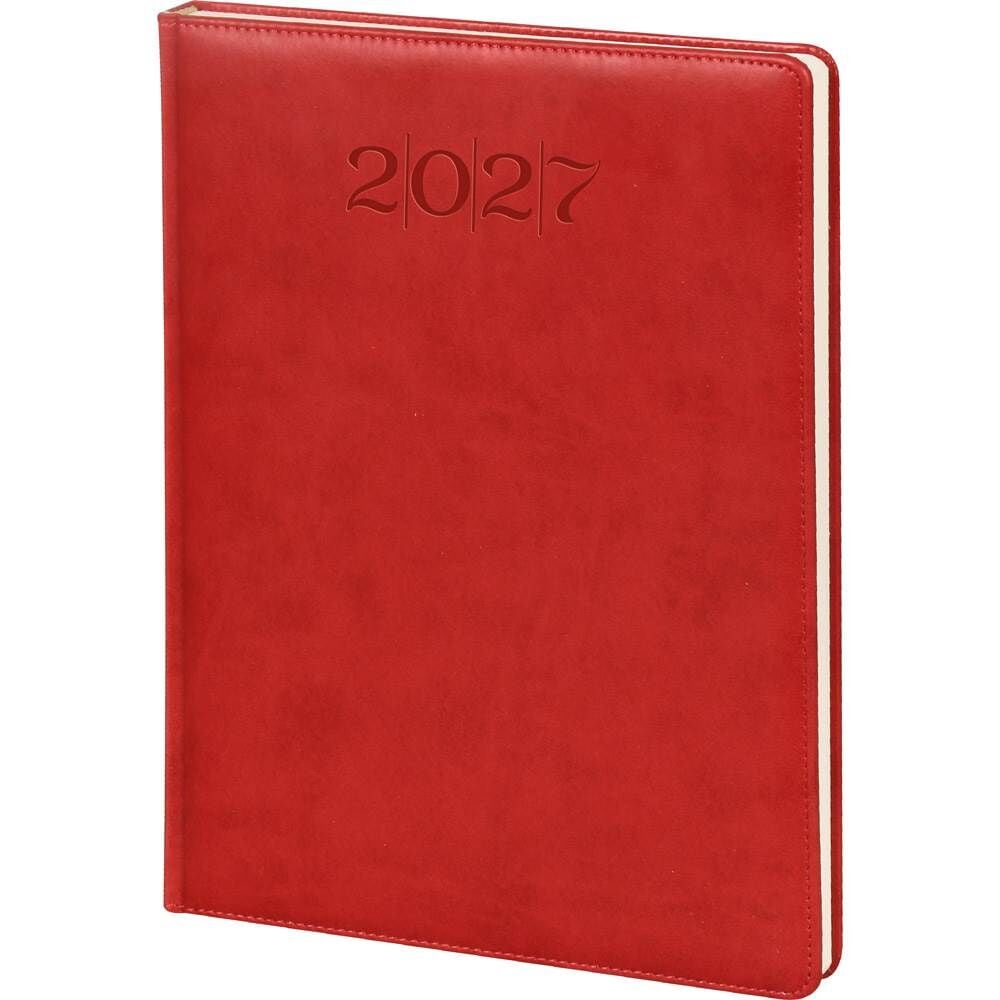 Bostancı 2027 20x28 Kırmızı Günlük Ajanda