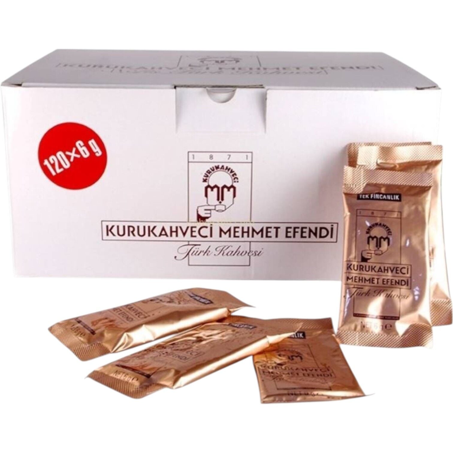 Mehmet Efendi Türk Kahvesi  6G X 120 Adet Tek Fincanlık