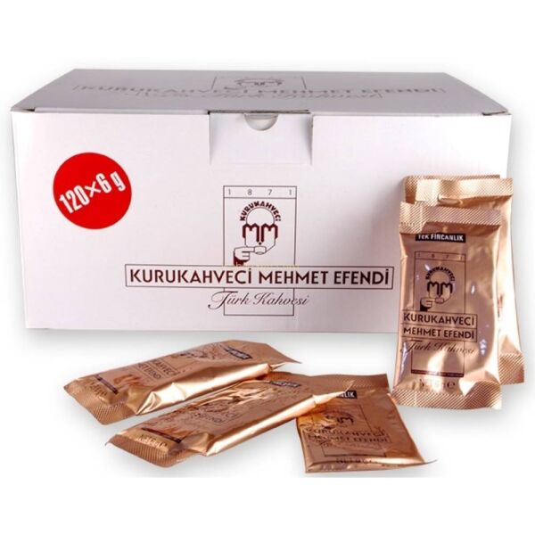 Mehmet Efendi Türk Kahvesi  6G X 120 Adet Tek Fincanlık