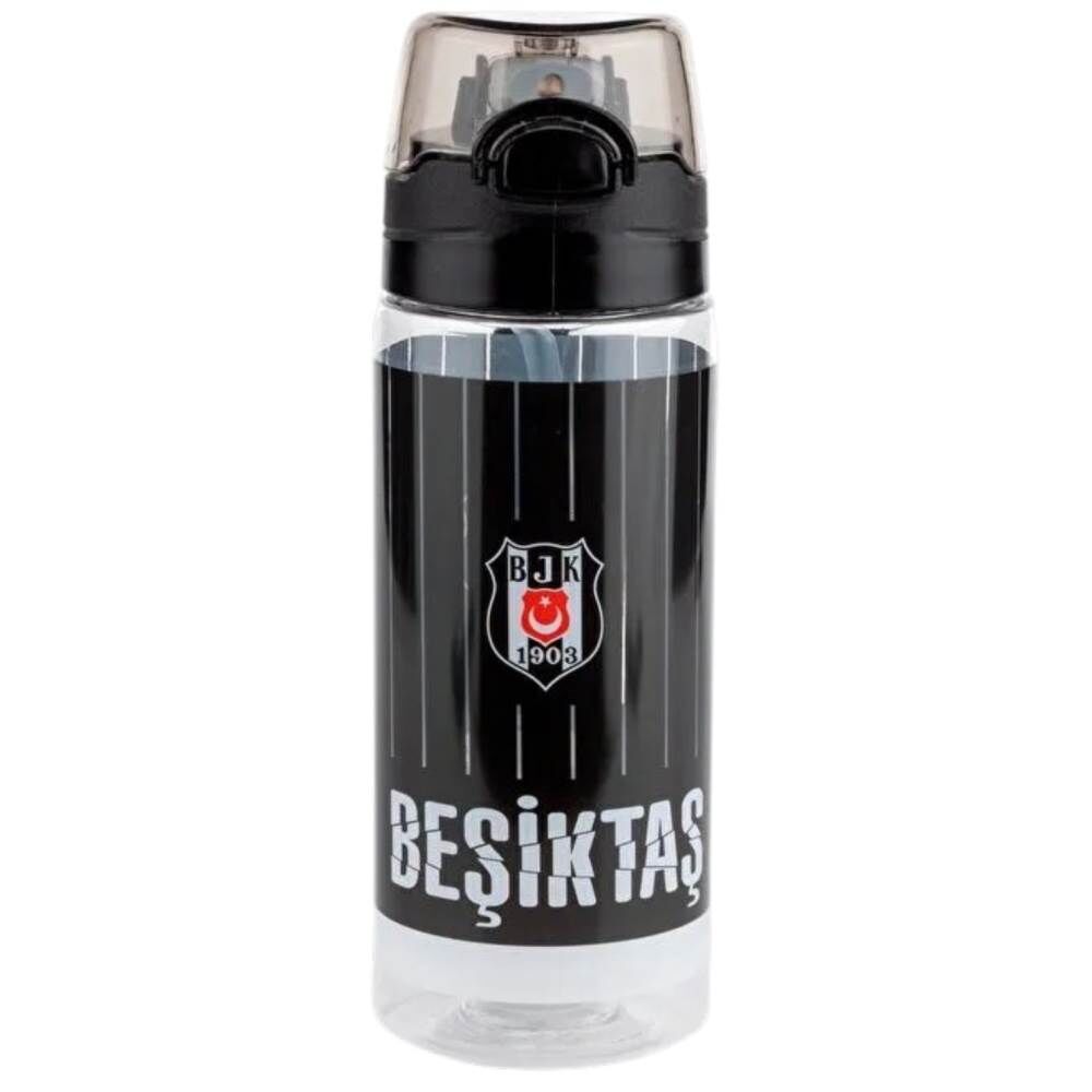 Beşiktaş İnce Çubuk Desenli 500 ml Plastik Matara 25371