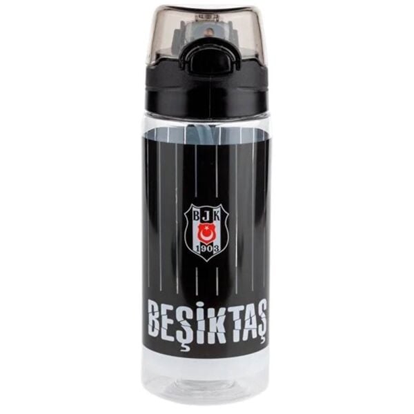 Beşiktaş İnce Çubuk Desenli 500 ml Plastik Matara 25371