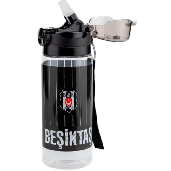 Beşiktaş İnce Çubuk Desenli 500 ml Plastik Matara 25371