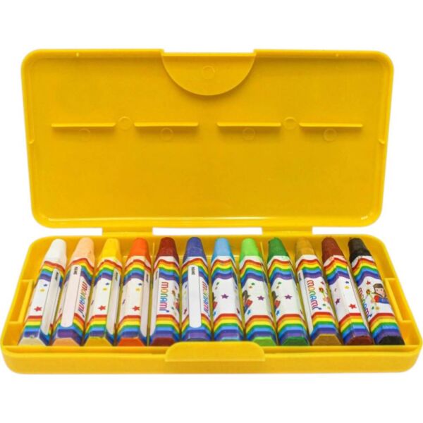 Monami 12 Renk Plastik Kutulu Pastel Boya