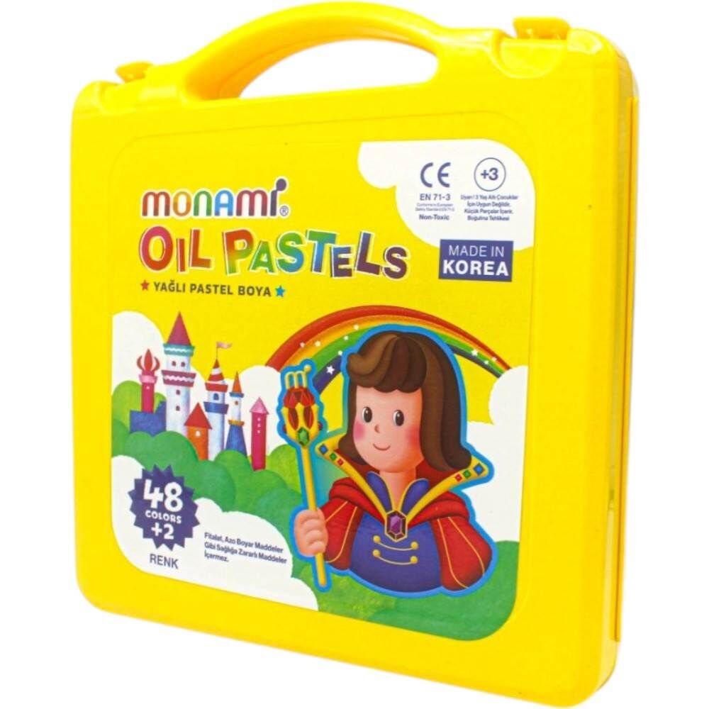 Monami 48+2 Renk Çantalı Pastel Boya
