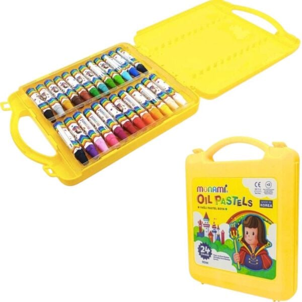 Monami 24 Renk Çantalı Pastel Boya