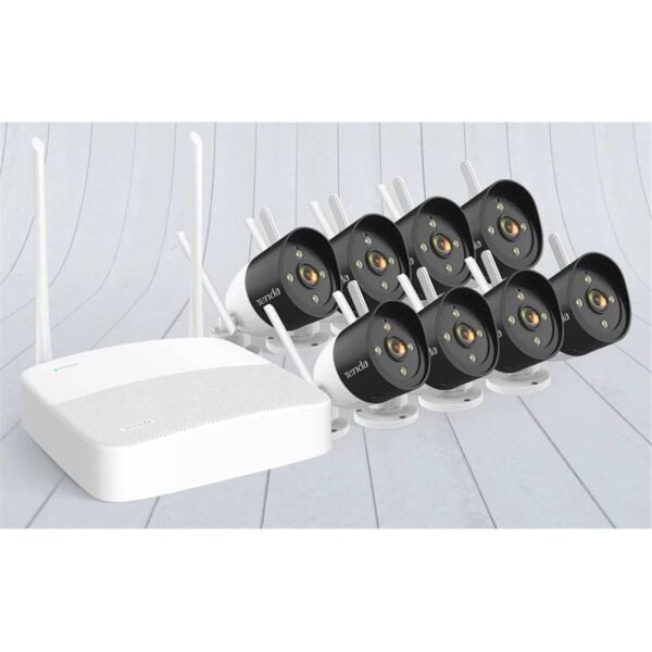 Tenda K8W-3TC 8 Kanal NVR Kayıt Cİhazı + 8 Adet Outdor Ip Wifi Bullet Kamera Set