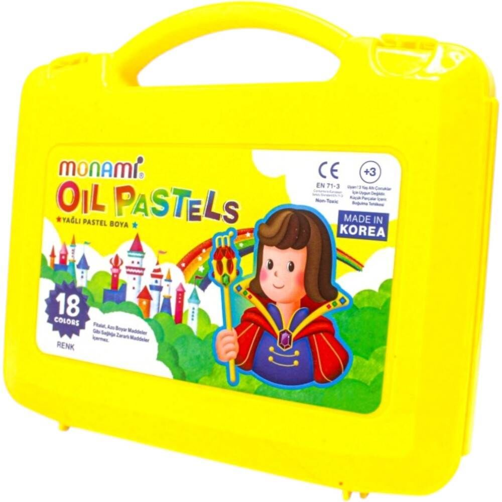 Monami 18 Renk Çantalı Pastel Boya