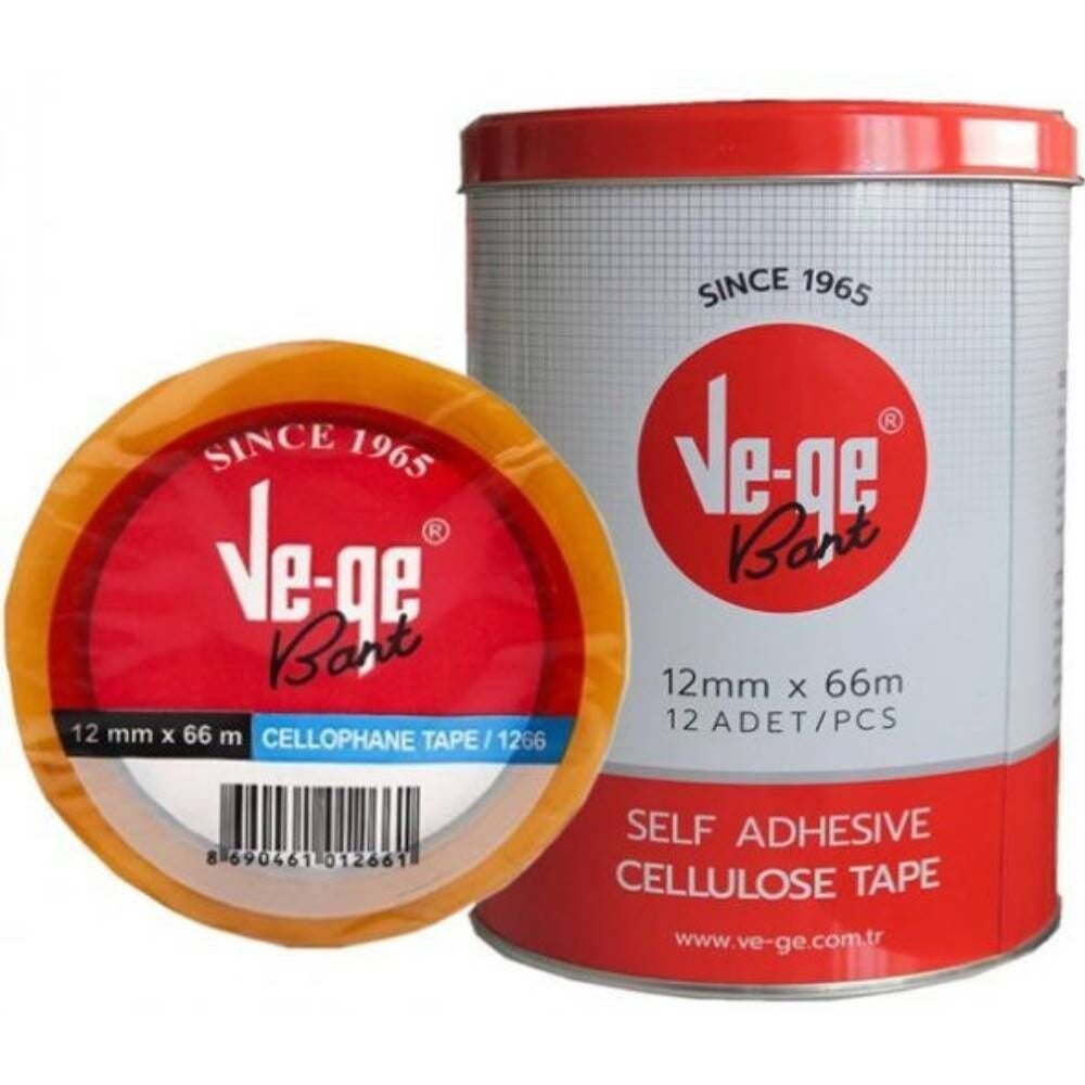 Vege Bant Selefon Ets Metal Kutu 12X66