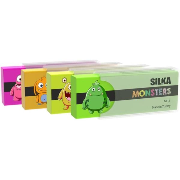 Silka Silgi Monster 4 Renk 20 Li Art.13