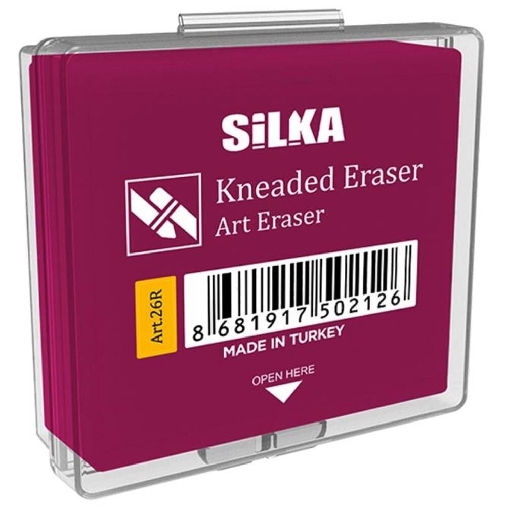 Silka Silgi Hamur Renkli 12 Li Art.26R