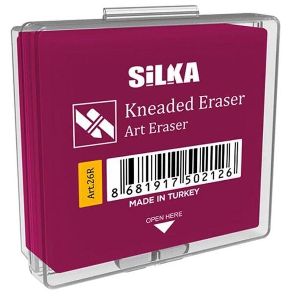 Silka Silgi Hamur Renkli 12 Li Art.26R