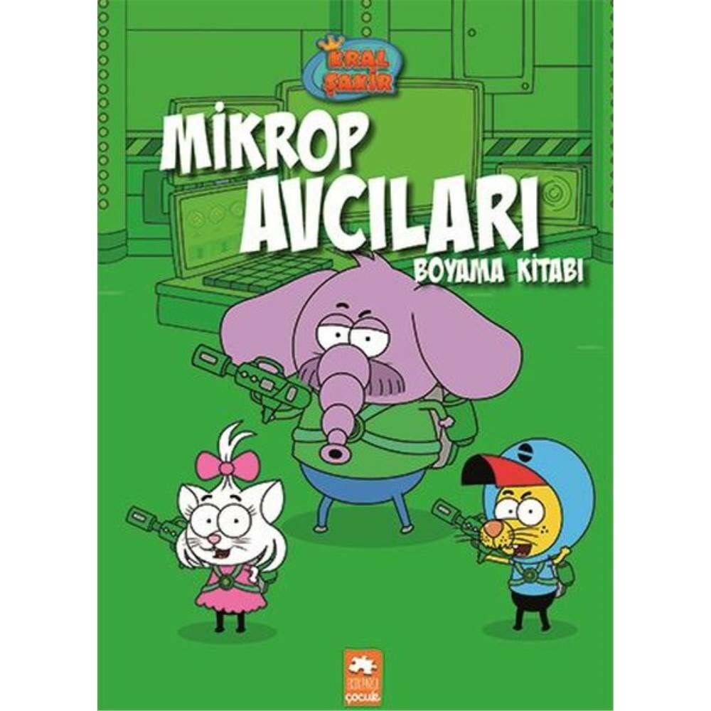 Kral Şakir Mikrop Avcıları Boyama Kitabı