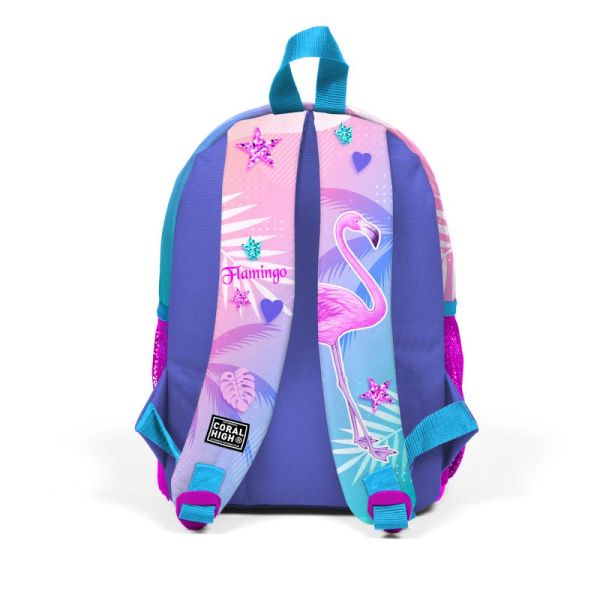 Coral High Ana Okulu Çantası Açık Mavi Flamingo 23505