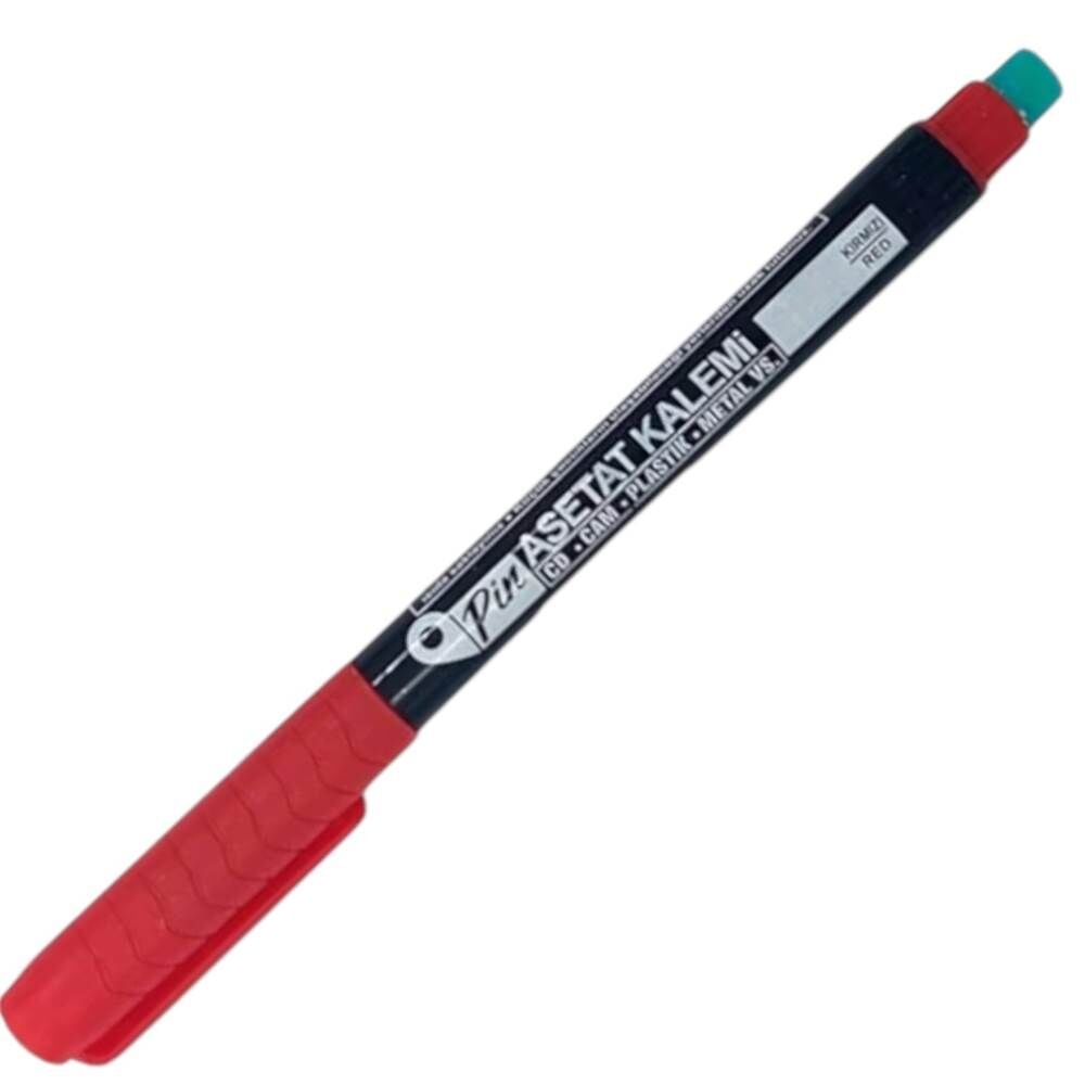 Pin 700 S Kırmızı Asetat Kalemi