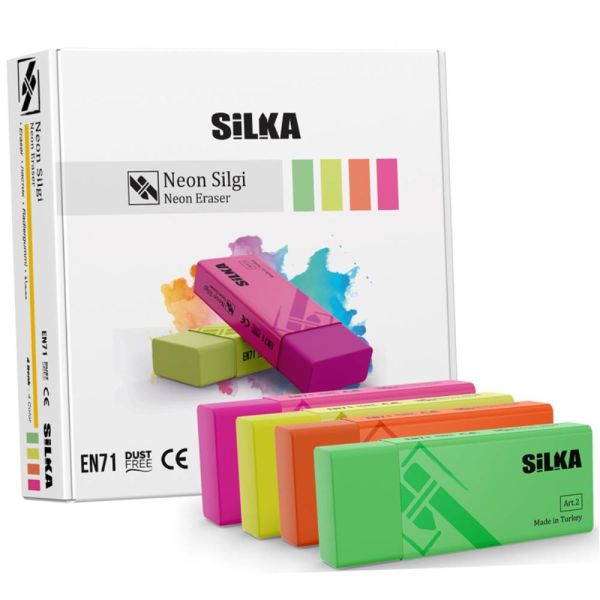 Silka Silgi Pastel 4 Renk 20 Li Art.4