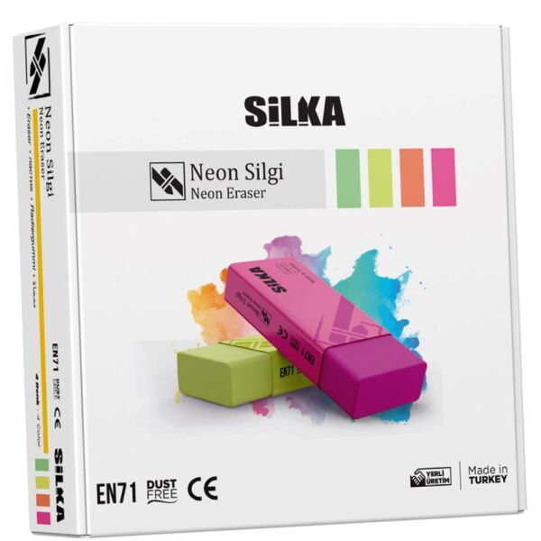 Silka Silgi Pastel 4 Renk 20 Li Art.4
