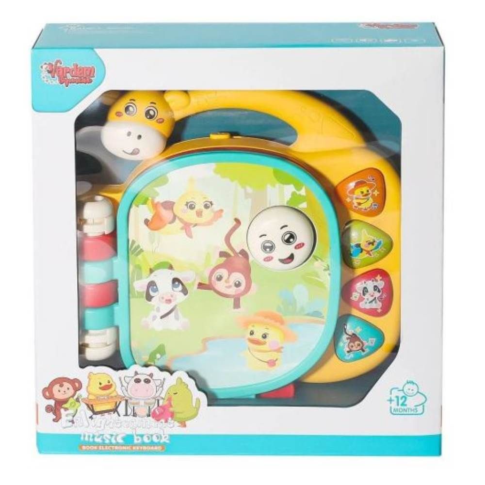 Işıklı Müzikli Zürafa Kitap Bebek Piyano 855-162A