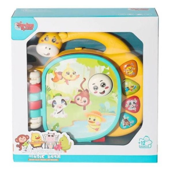 Işıklı Müzikli Zürafa Kitap Bebek Piyano 855-162A