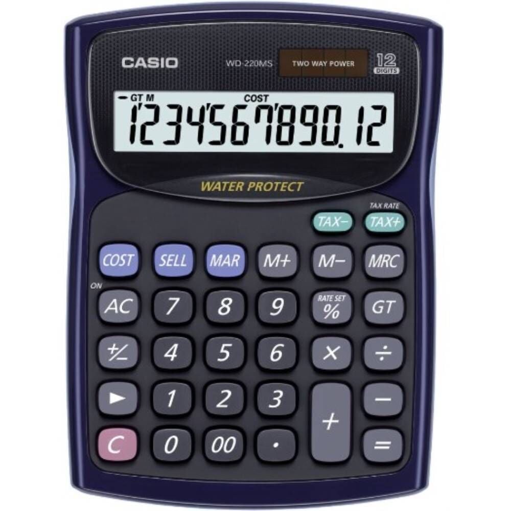 Casıo Hesap Makinesi Masaüstü Wd-220Ms 12 Hane