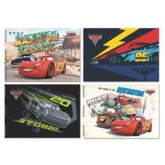 Cars 25x35 15 Yaprak Karton Kapak Spiralli Resim Defteri 300215