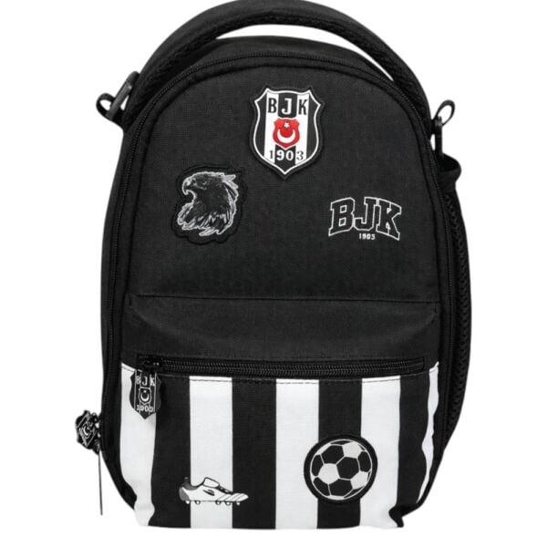 Beşiktaş Dokuma Etiket ve Baskı Detaylı Beslenme Çantası 26377