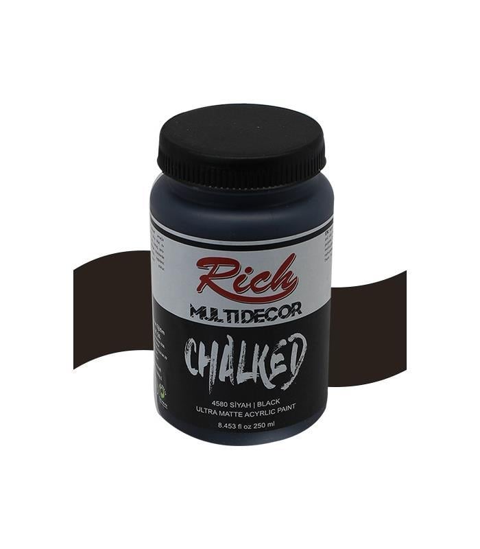 Rich Multi Decor Chalked Akrilik Boya 250 cc Siyah 250-4580