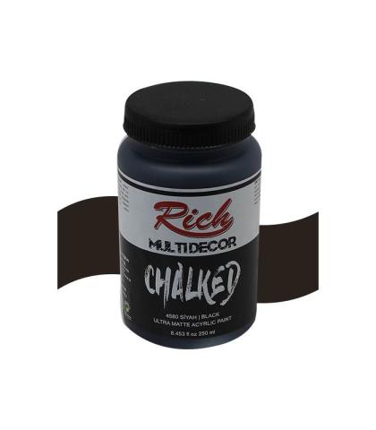 Rich Multi Decor Chalked Akrilik Boya 250 cc Siyah 250-4580
