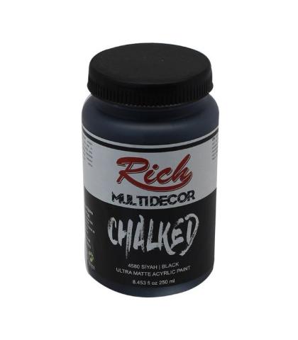 Rich Multi Decor Chalked Akrilik Boya 250 cc Siyah 250-4580