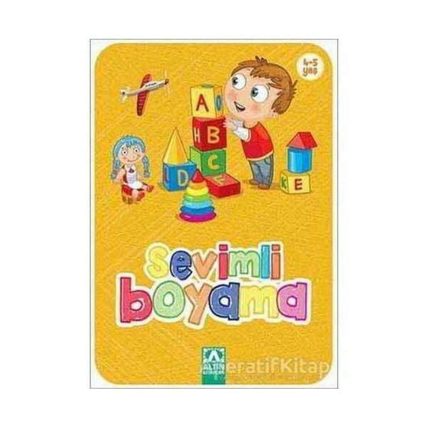 Altın Sevimli Boyama 4-5 Yaş Sarı