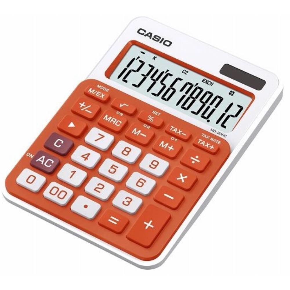 Casıo Hesap Makinesi Masaüstü Ms-20Uc-Rg 12 Hane