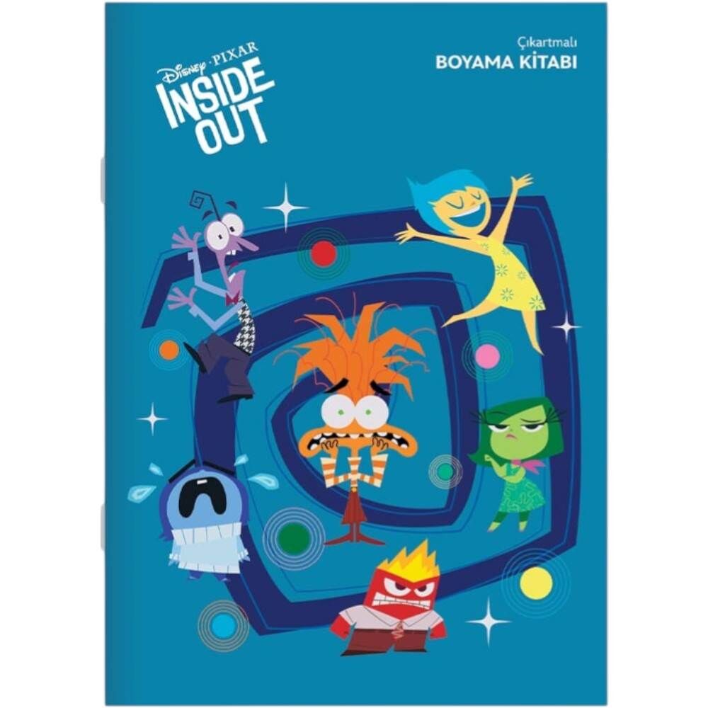 Ters Yüz Çıkartmalı Boyama Kitabı