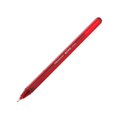Pensan 2270 1.0 mm 50'li Kırmızı Büro Tükenmez Kalem